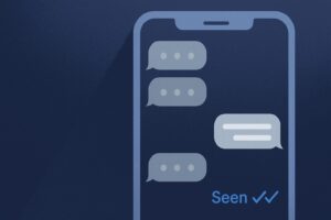 An image showing message read receipts