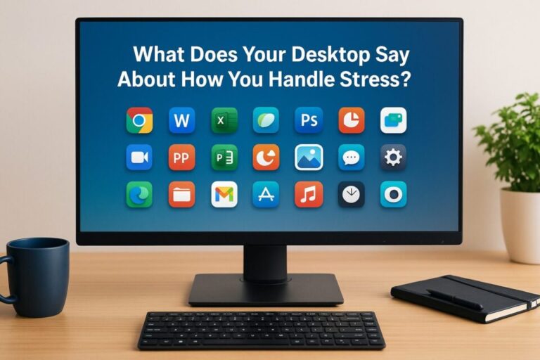 The Way You Organize Your Desktop Icons Might Reveal How You Handle Stress